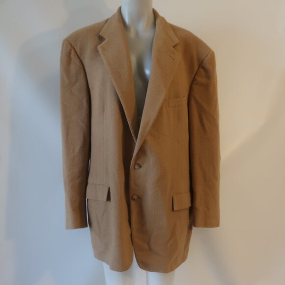 Mens Polo by Ralph Lauren Tan Sport Coat Jacket Blazer 46 - Picture 1 of 16